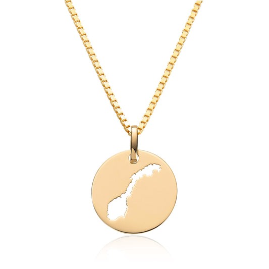Carmen anheng i 585 gult gull, 13 x 13 mm