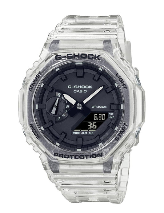 Casio G-Shock GA-2100SKE-7AER herreklokke i resin - Ana-digi