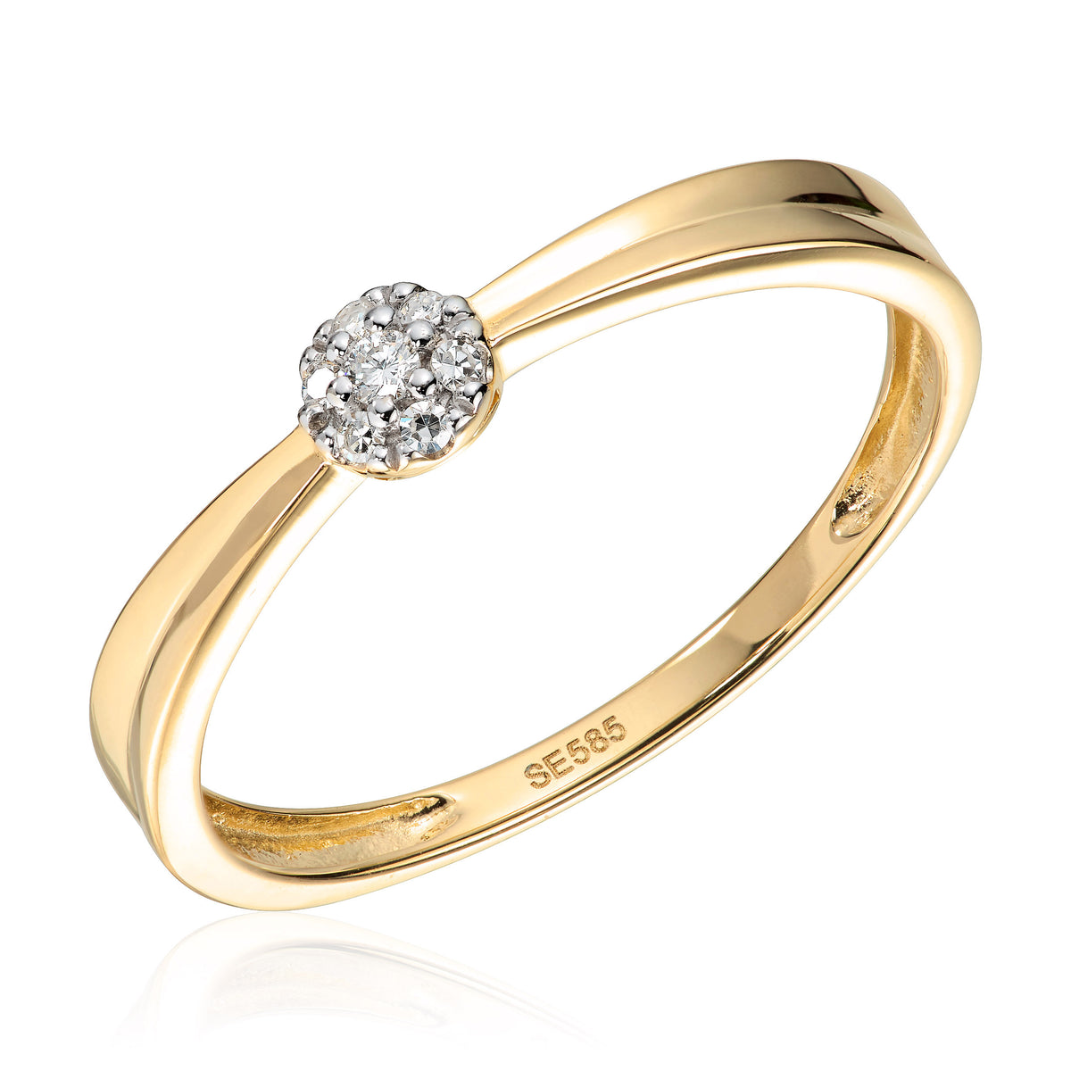 Ring 0,05ct WSI 585 Artikkelnr: 57273 - Bjerveur.noRing 0,05ct WSI 585 Artikkelnr: 57273
