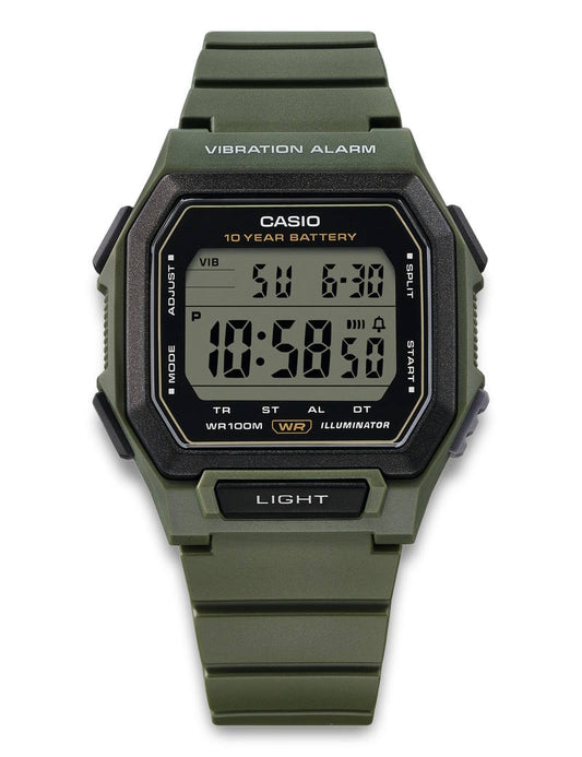 Casio Timeless W-738H-3AVEF herreklokke i resin, bilde 2 av 2