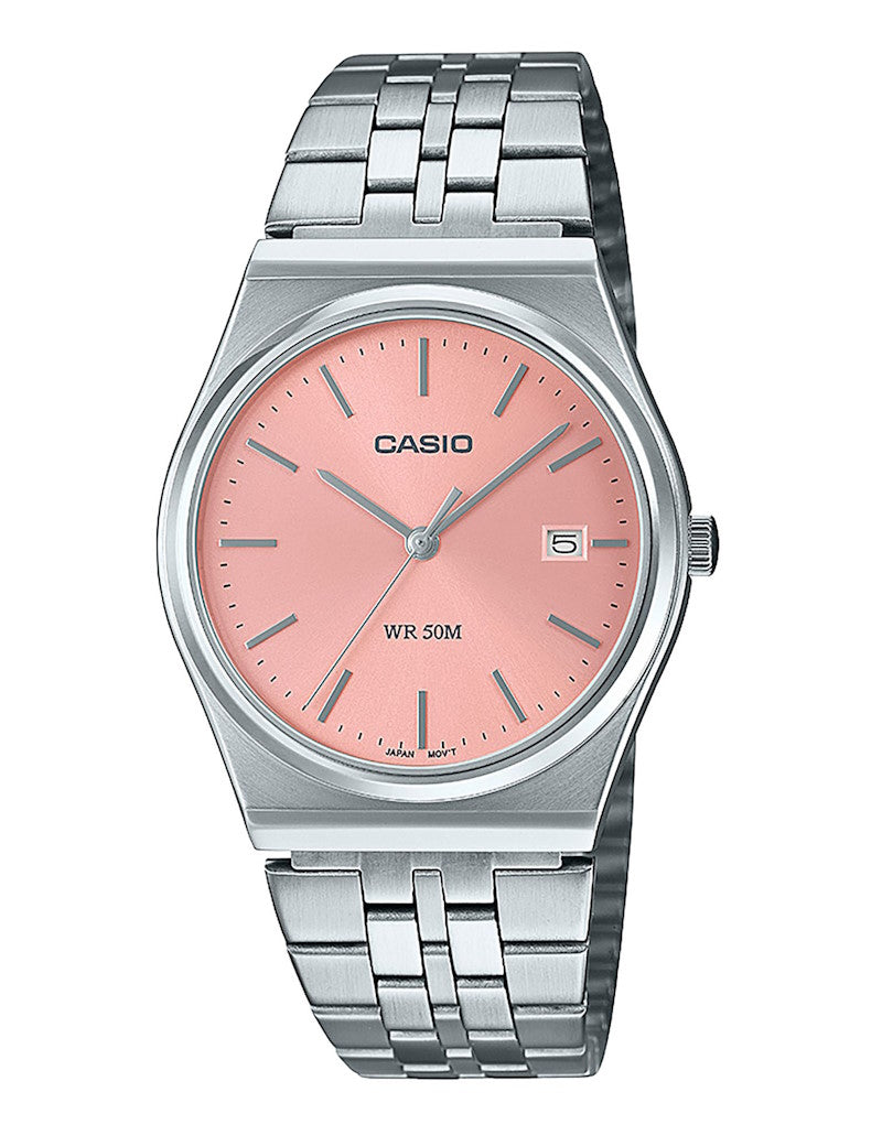 Casio Timeless MTP-B145D-4AVEF dameklokke i stål