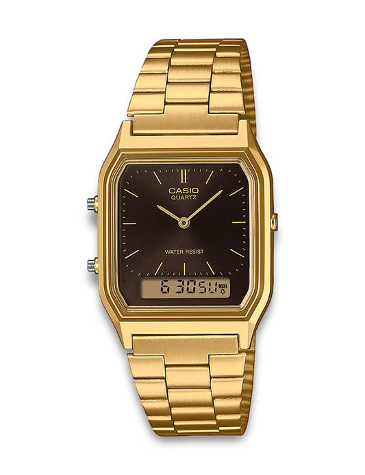 Casio Vintage AQ-230GA-5AMQYES herreklokke i stål