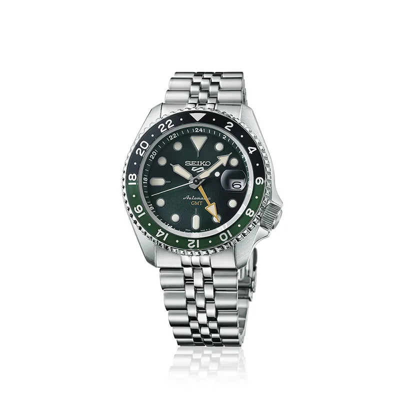 Seiko 5 Sports Herreklokke i Stål - Automatisk GMT, bilde 4