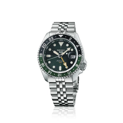 Seiko 5 Sports Herreklokke i Stål - Automatisk GMT, bilde 4