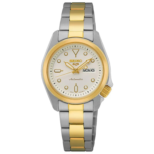 Seiko 5 Sports SRE004K1 dameklokke i stål