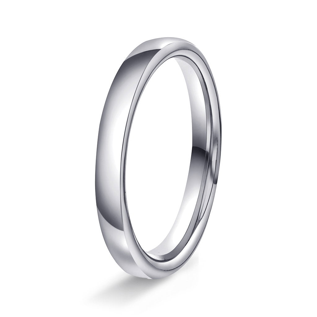 Oval ring i 950PT, polert, bilde 1 av 12
