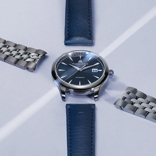 Maurice Lacroix 1975 756008-SS001-430-4 herreklokke i stål, bilde 2 av 4