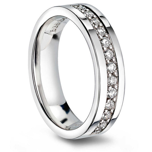 5mm glatt ring, innv.buet hv.g. m/dia N9450 - Bjerveur.no5mm glatt ring, innv.buet hv.g. m/dia N9450