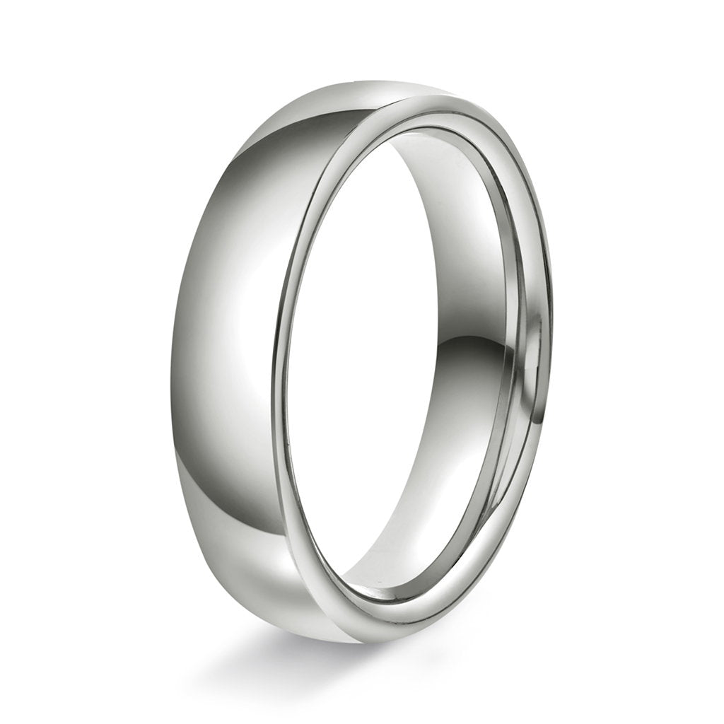 Ring i 14 karat hvitt gull, innvendig oval, bilde 4 av 6