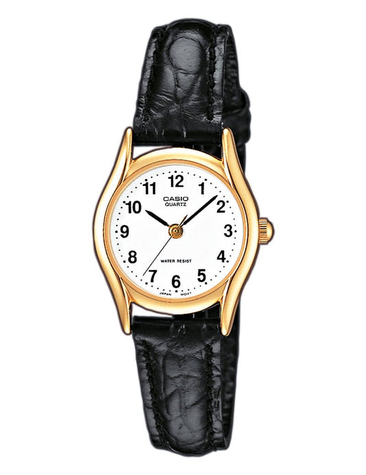 Casio Timeless LTP-1154PQ-7BEG dameklokke i krom
