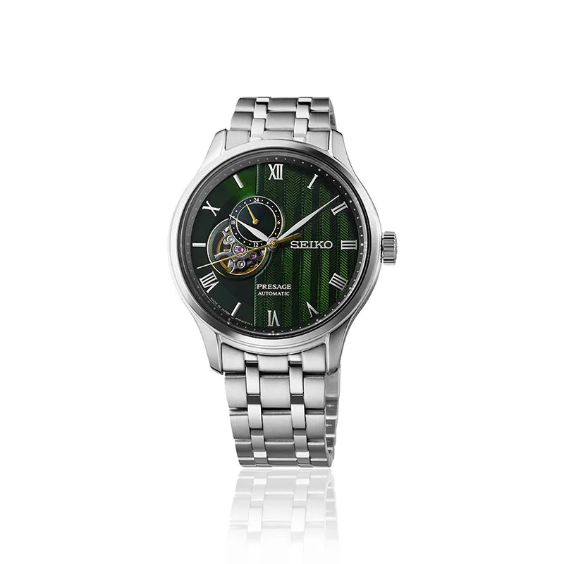 Seiko Presage Herreklokke i Stål - Open Heart SSA463J1, bilde 5