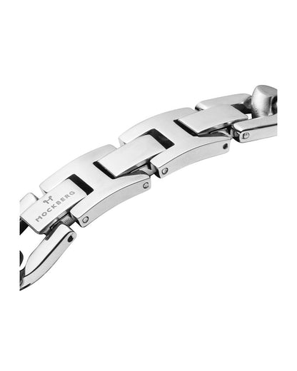 Grace Stål / Hvit 18x19mm SKU | MO304 - Bjerveur.noGrace Stål / Hvit 18x19mm SKU | MO304