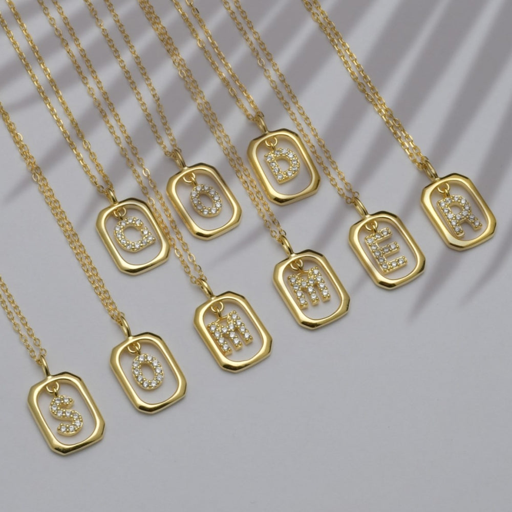 Jewelry Letters anheng i sølv med zirkonia, bokstav, bilde 31 av 57