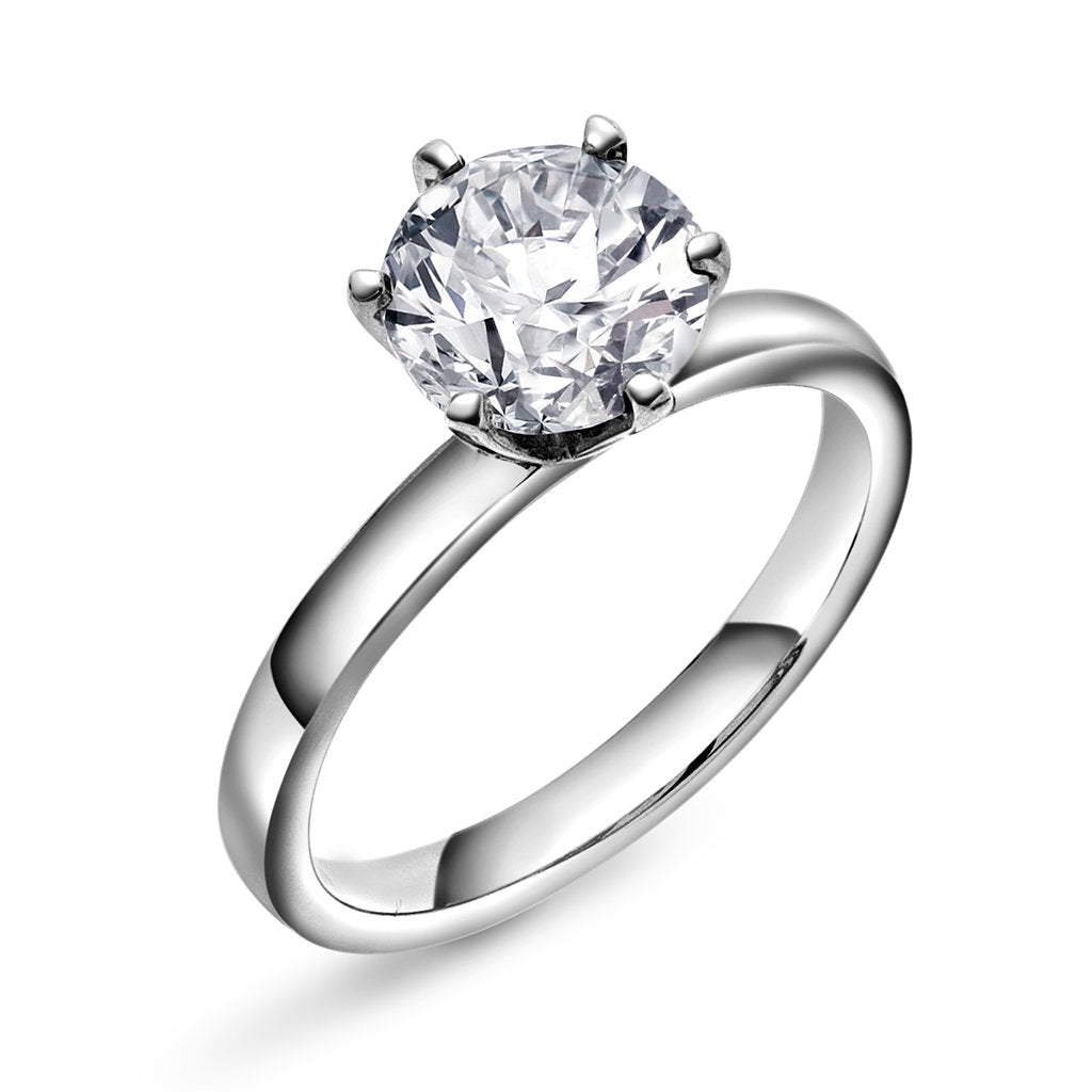 Gems Contessa ring i 14 karat hvitt gull med labdiamant 2,00 ct, bilde 6 av 6