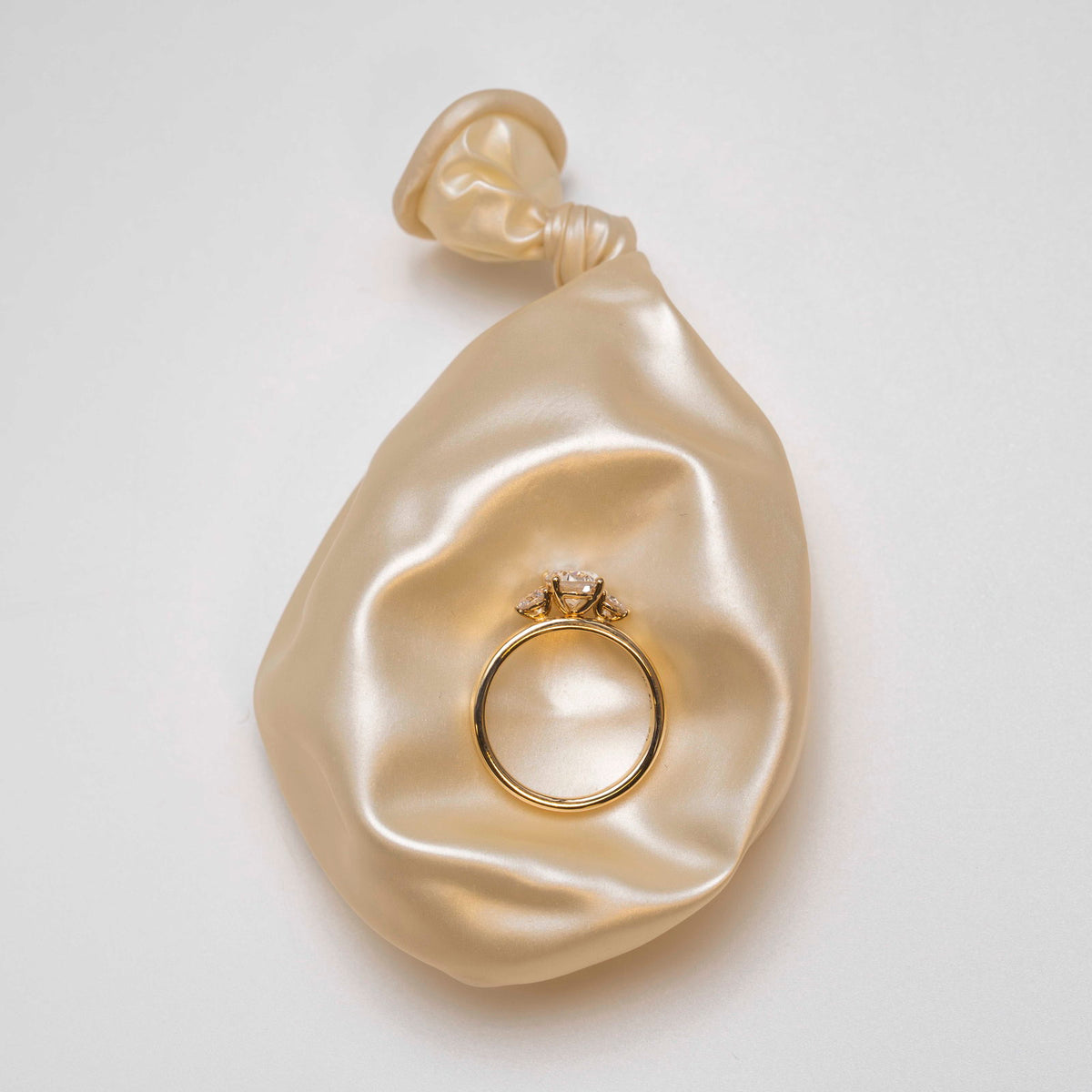 Princess ring i gull med lab-grown diamant 0,95 ct, bilde 7