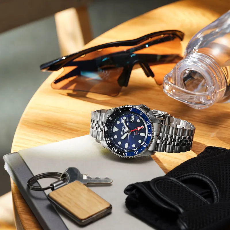 Seiko 5 Sports SSK003K1 herreklokke i stål - Mekanisk, bilde 6