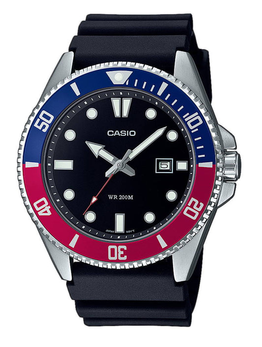 Casio Timeless MDV-107-1A3VEF herreklokke i stål