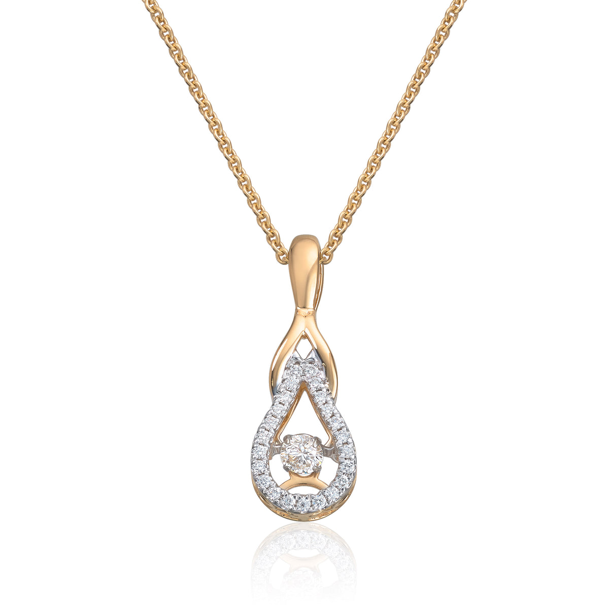 Anheng 0,18ct WSI i gult gull Artikkelnr: 27508 - Bjerveur.noAnheng 0,18ct WSI i gult gull Artikkelnr: 27508