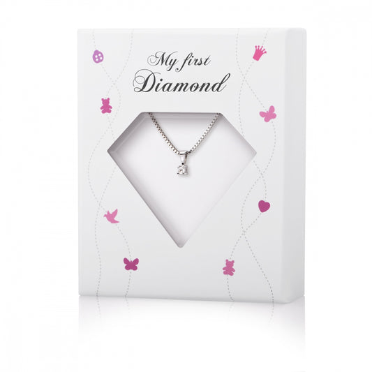 Min Første Diamant anheng med diamant 0,03 ct, bilde 2 av 2