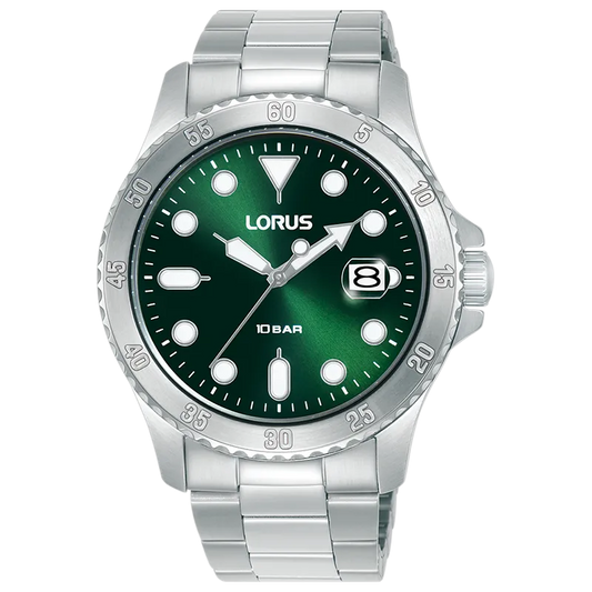 Lorus RS969DX9 herreklokke i stål, bilde 1 av 4