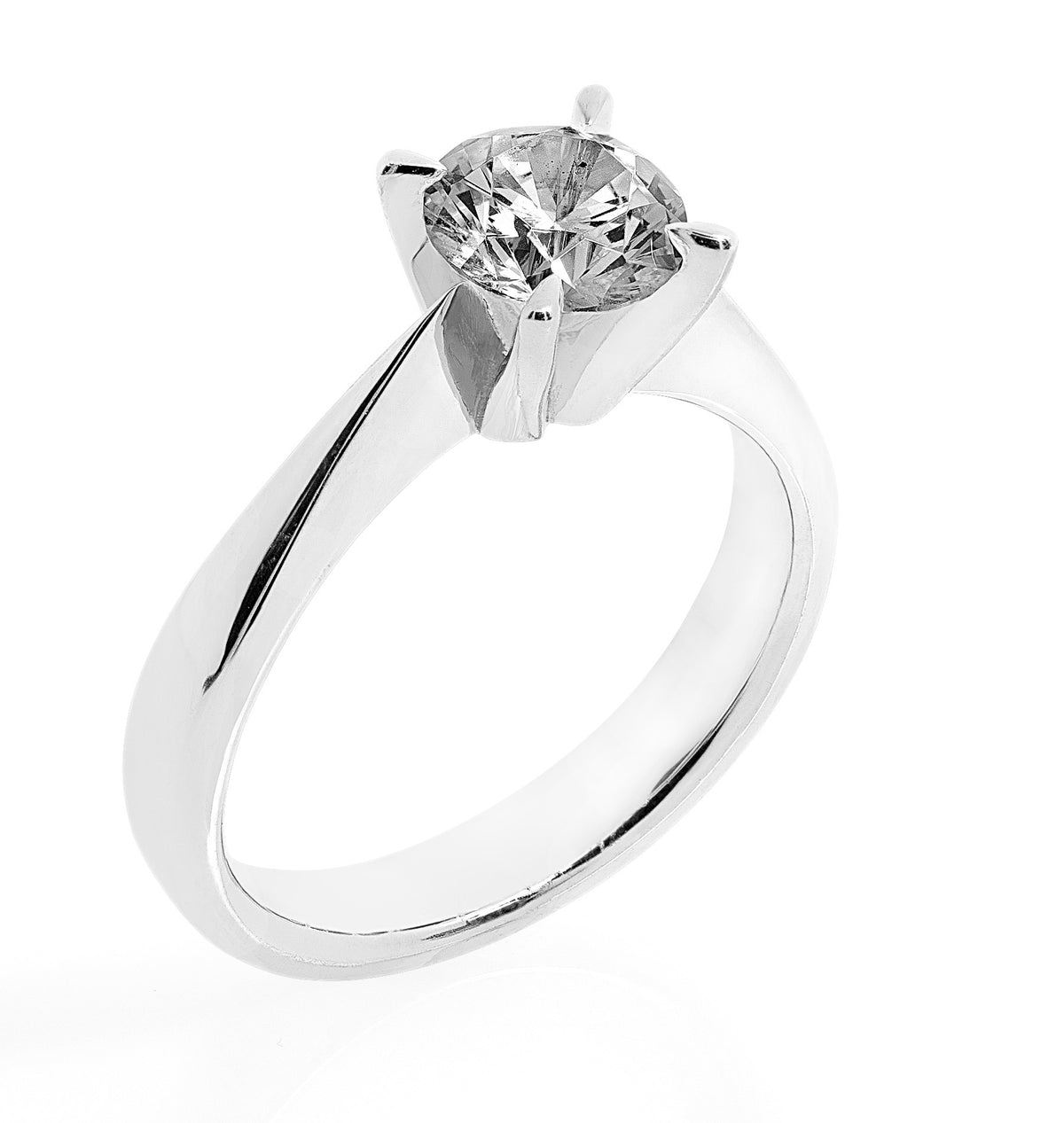 Svolder ring Maud i 585 gull med diamant 0,07 ct HWE/P1, bilde 2 av 2