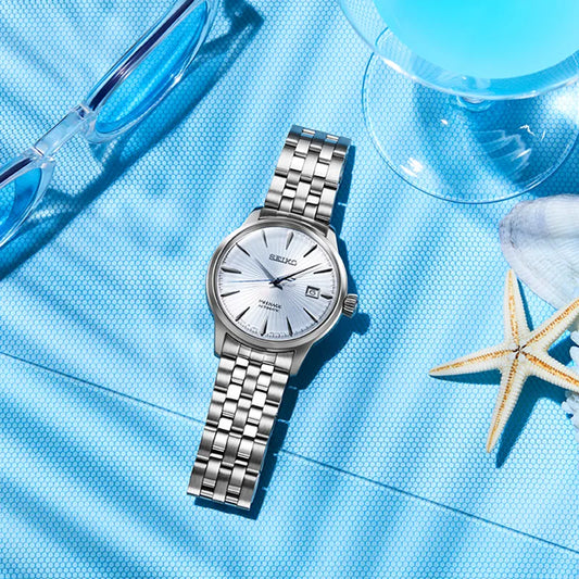 Seiko Presage SRPE19J1 herreklokke i stål - Mekanisk