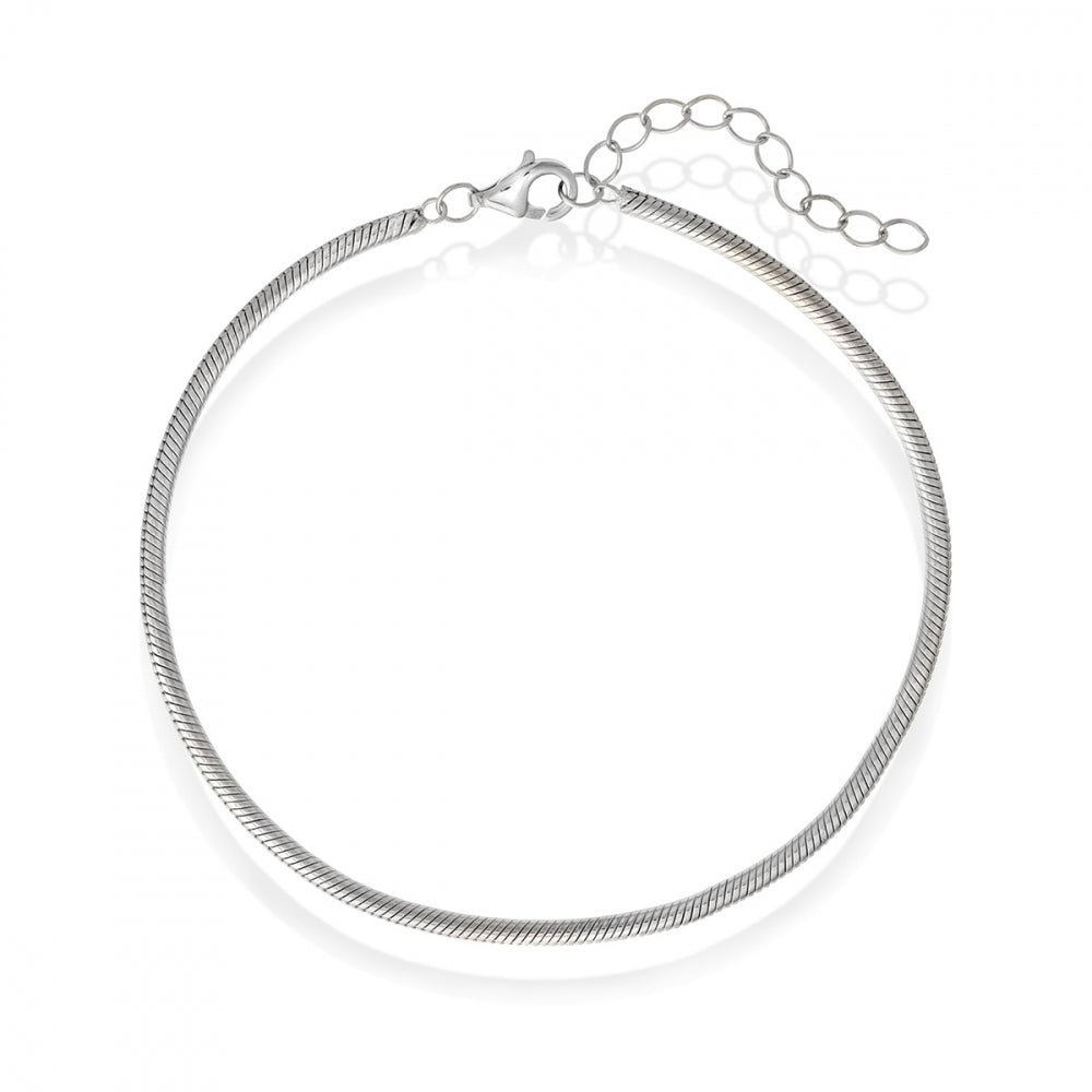 Armbånd i sølv, slangekjede 2 mm, bilde 1 av 2