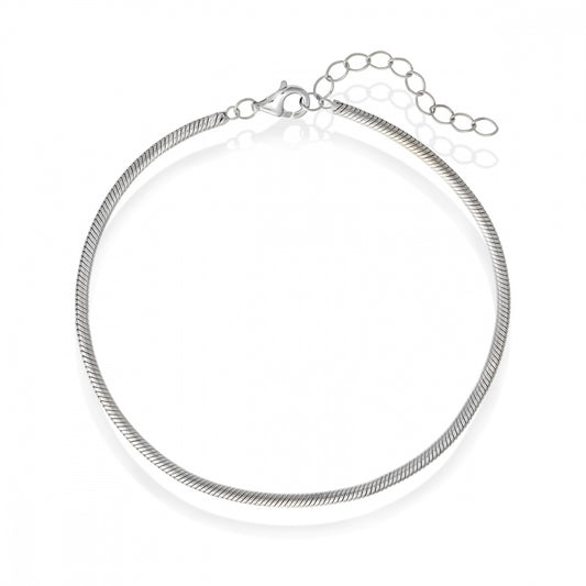 Armbånd i sølv, slangekjede 2 mm, bilde 1 av 2
