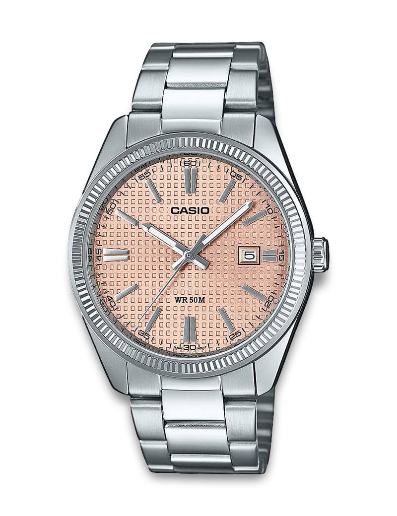 Casio Timeless MTP-1302PE-4AVEF herreklokke i stål