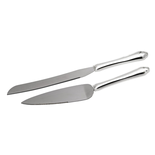 Kakespade og kakekniv i stål, sett 55 cm, bilde 1 av 2