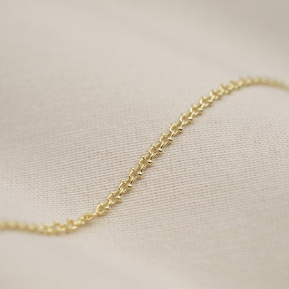 Armbånd i forgylt sølv 2,8 mm, 16 cm, bilde 3 av 4