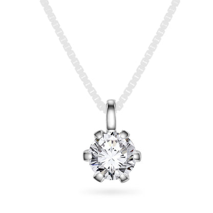 Gems anheng i 14 karat hvitt gull med labdiamant 1,00 ct, bilde 1 av 3