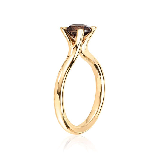 Lene Visholm Ring røk kvarts 585 Artikkelnr: 56872