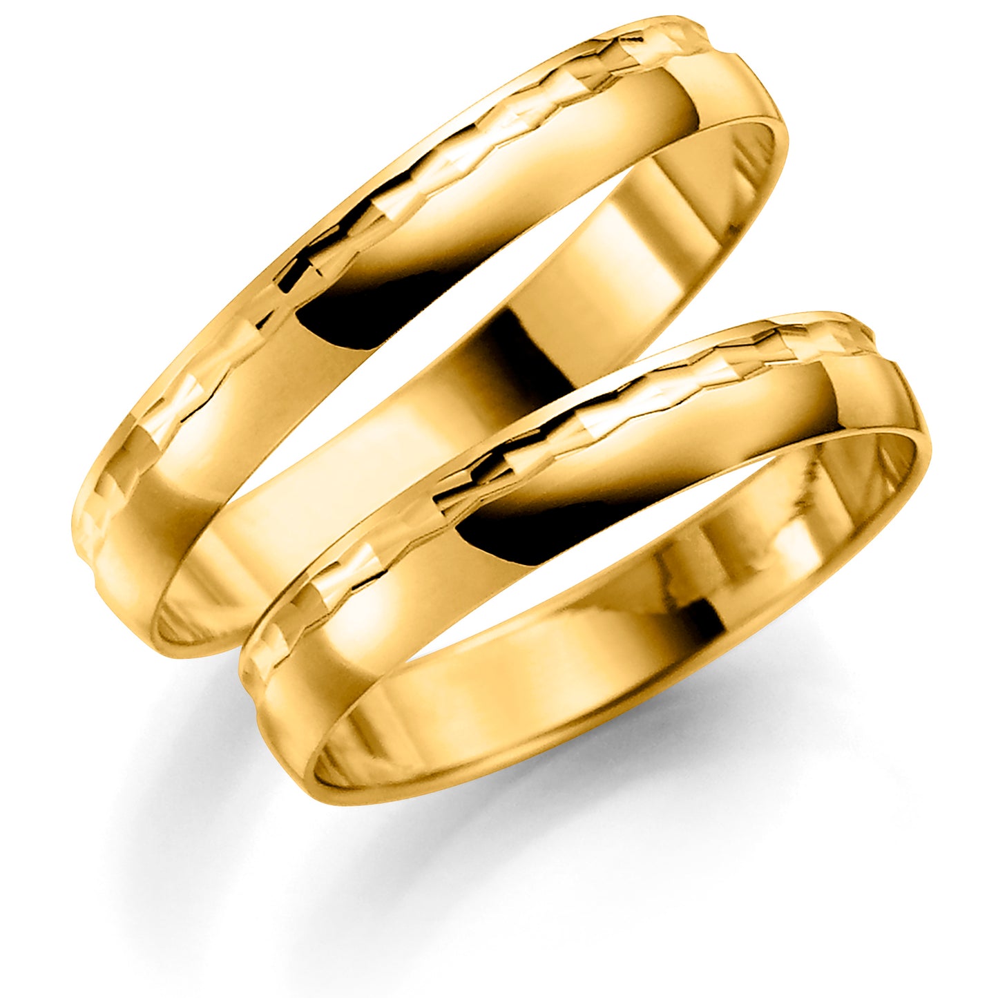 Deg&Meg Ring SE117 - Gult gull