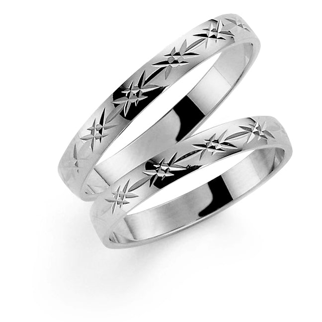 Deg&Meg Ring SE116 - Hvitt gull