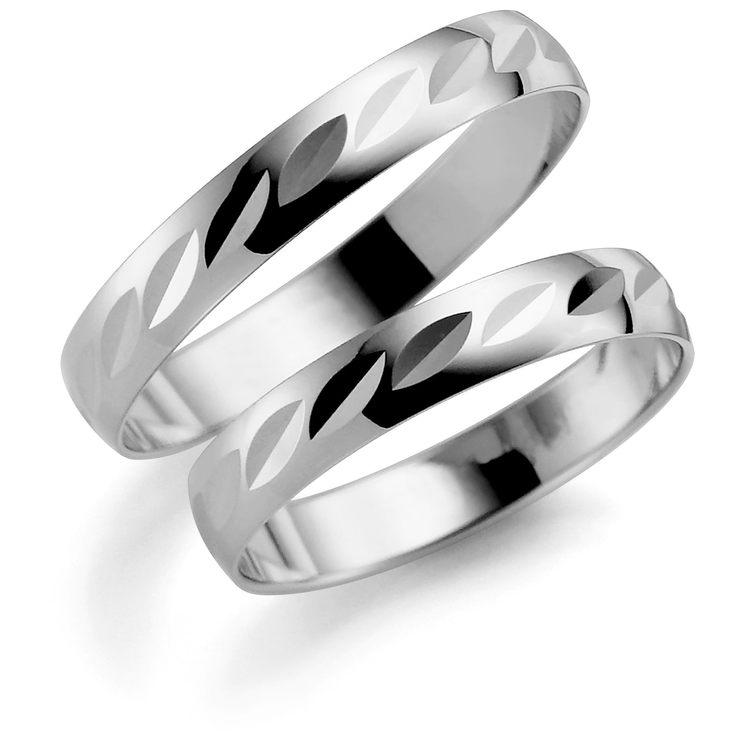 Deg&Meg Ring SE129 - Hvitt gull