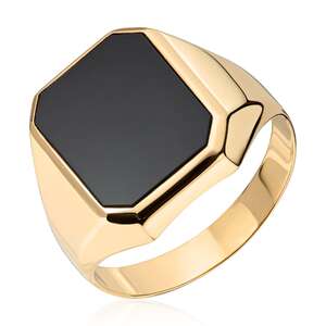 Herre ring onyx 585 Artikkelnr: 57029