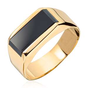 Herre ring onyx 585 Artikkelnr: 57030