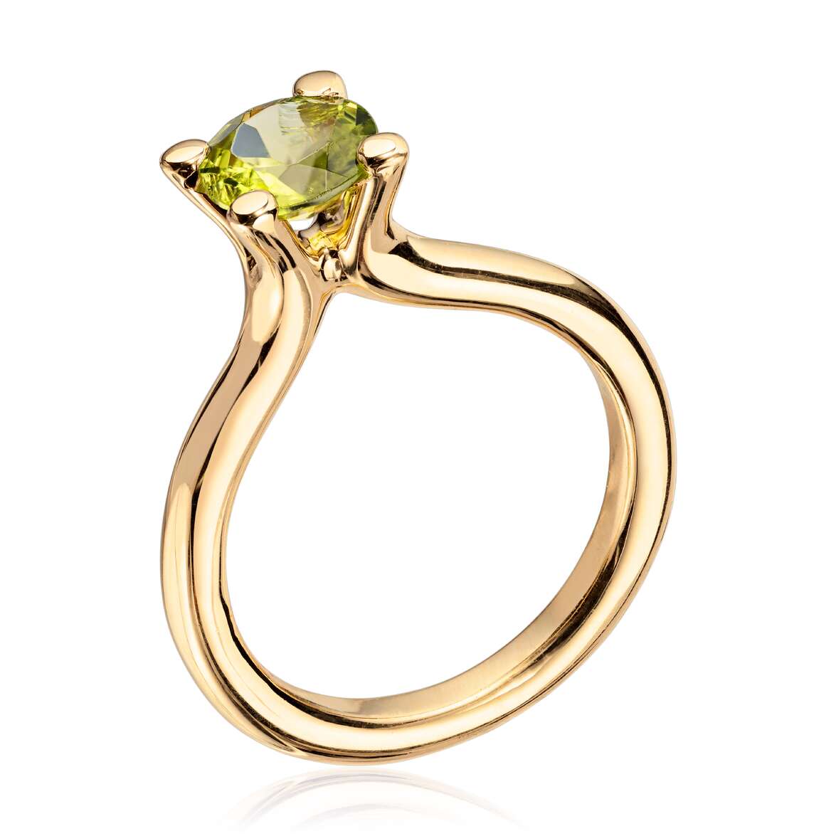Visholm ring peridot 585 Artikkelnr: 57258