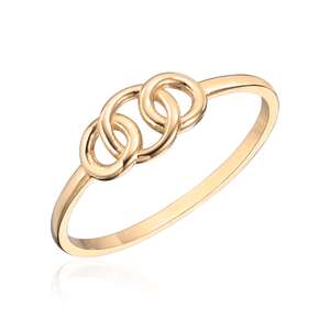 Ring Evighetstegn i gult gull Artikkelnr: 57340