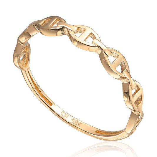 Ring i 14K gult gull Artikkelnr: 57583