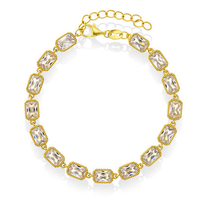 Armbånd i sølv med zirkonia 710259