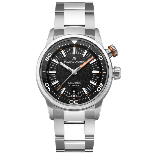Maurice Lacroix Pontos PT6248-SS002-331-1 herreklokke i stål