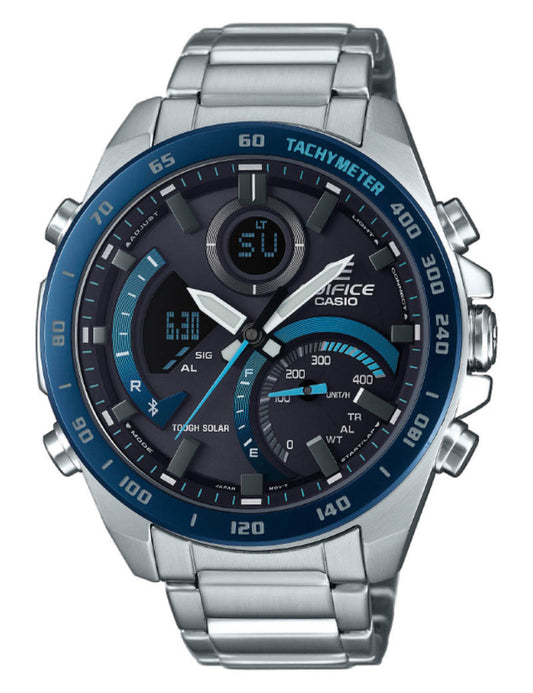 Casio Edifice ECB-900DB-1BER herreklokke i stål