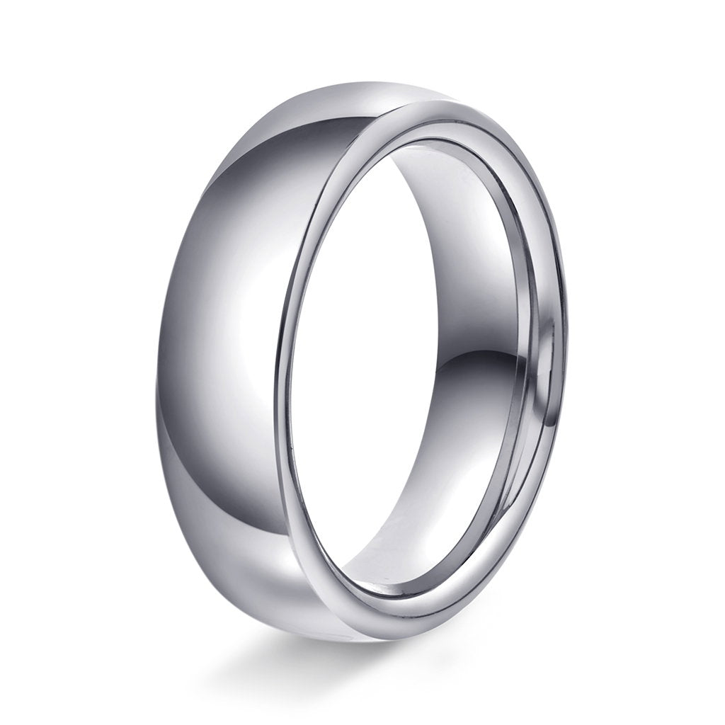 Oval ring i 950PT, polert, bilde 10 av 12