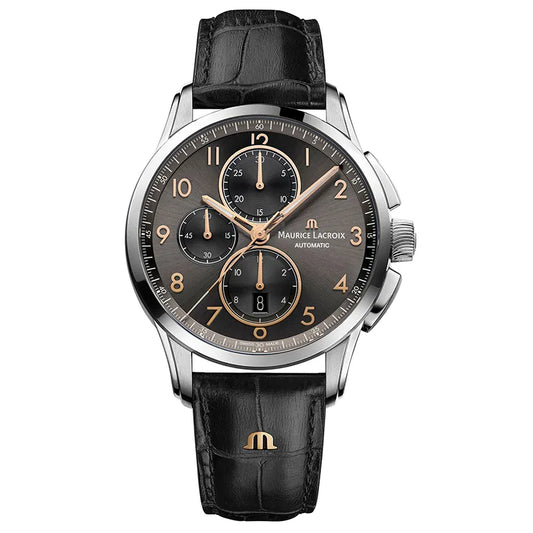Maurice Lacroix Pontos PT6388-SS001-321-2 herreklokke i stål, bilde 1 av 2