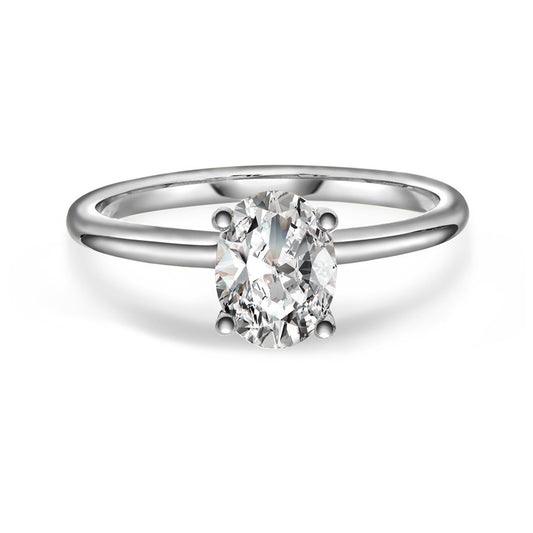 Gems Empress ring til dame i 585 hvitt gull med lab-grown diamant 1,25 ct, bilde 1 av 5
