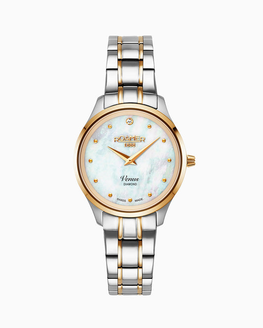 Roamer Venus Diamond 601857 47 89 20 dameklokke i stål, bilde 1 av 5