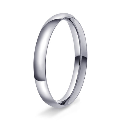 Ring i 950 platina, spissoval, bilde 1 av 12