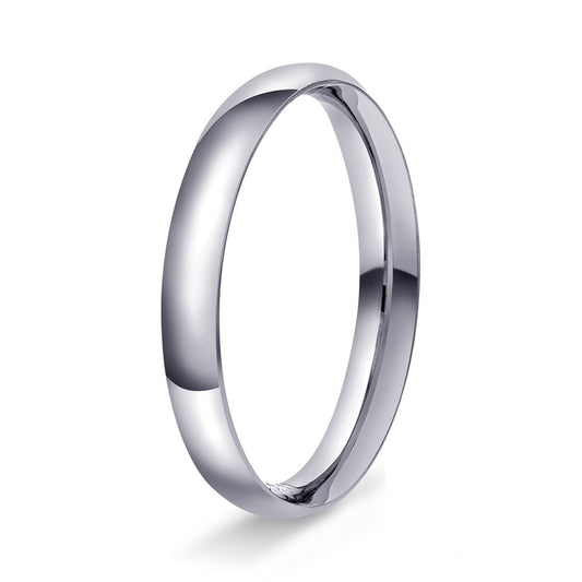 Ring i 950 platina, spissoval, bilde 1 av 12